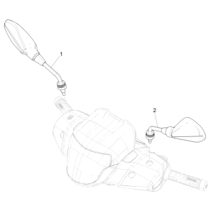 Spiegel Piaggio Medley 125 ABS E5 2021-2022 (EMEA)