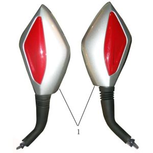 Spiegel China Touring blau