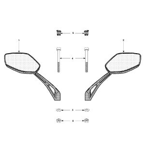 Spiegel Peugeot Speedfight 3 4-Takt
