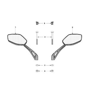 Spiegel Peugeot Speedfight 3 AC 2-Takt