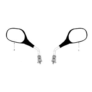 Spiegel Peugeot Tweet 4-Takt