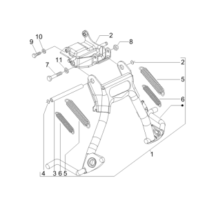 Ständer Piaggio Zip 50 SP 2006-2013