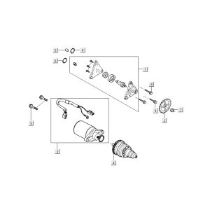Starterteile - bendix Kymco Super 8 Street 4-Takt rot