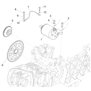Starten - Elektrostart Piaggio Fly 125 4-Takt 3V IE E3