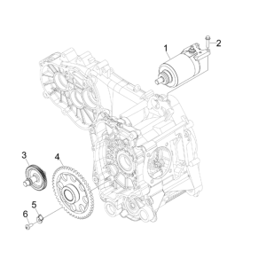 Start - Elektrostart Piaggio MP3 300LT Sport 2009-2014