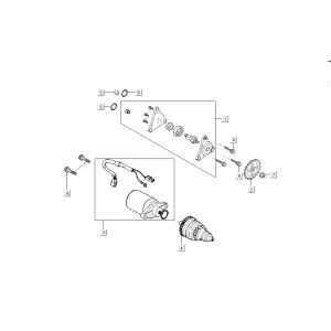 Anlasserölpumpe Kymco Super8 4-Takt ab 2009 weiß