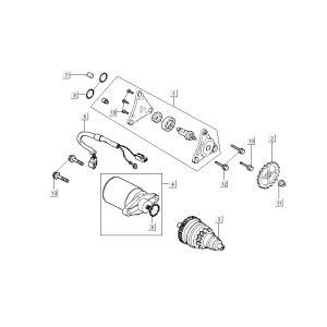 Starter - Anlasserfreilauf Kymco New Dink 4-Takt schwarz metallic