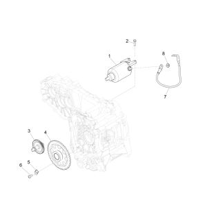 Piaggio Beverly 300 IE ABS E4 2016 - 2020 Anlasser (EMEA)