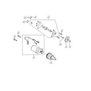 Starter Kymco Delivery 4-Takt weiß