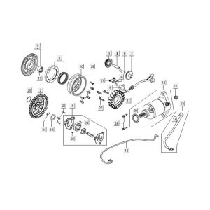 Starter Kymco MXU 400