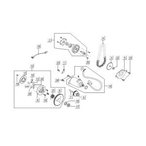 Starter Kymco People One 125i
