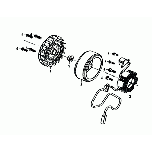 Schwungrad Sym Mio 50I Sternanker