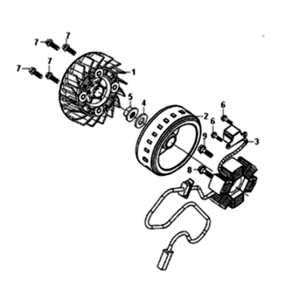Sternanker/Schwungrad Sym Symphony ST 200I
