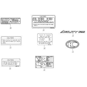 aufkleber AGILITY CITY 16 4T 125