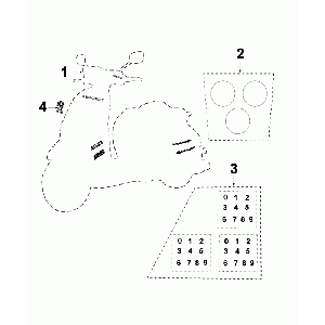 Aufkleber Peugeot Django Blau Frankreich Q1