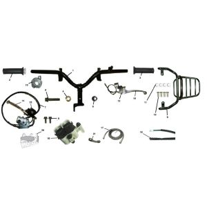 Lenker - Heckträger - Bremssattel Senzo RiValux S 4-Takt