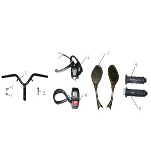 Lenkspiegel China Jet Ten 4-Takt