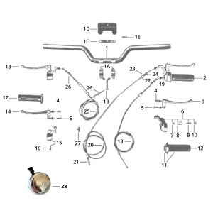 Zundapp GTS 50 517-40L5 Lenkrad