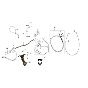 Lenkrad Rover Fun 4-Takt