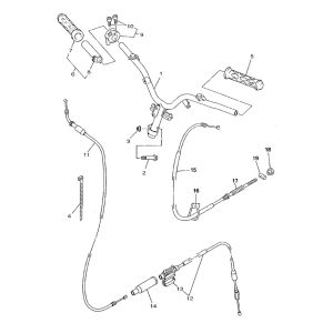 Lenkrad Yamaha Neos 2-Takt (2003 bis 2008)