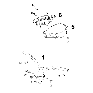 Lenkbogen Peugeot V-clic Schwarz