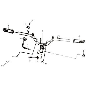 Lenker Bremshebel Kpl R Sym Symphony SR (BK5560) schwarz