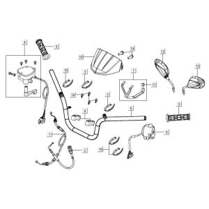 Lenkungsteile Kymco MXU 500