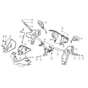 Lenkungsteile AGILITY CITY 16 4T 125