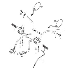 Lenkungsteile Agm Caferacer
