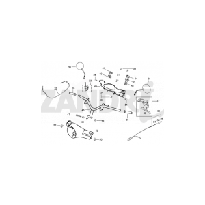 Lenkungsteile Santini Capri 125cc schwarz