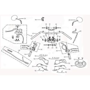 Lenkungsteile BTC Legend anthrazit matt