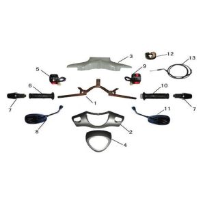 Lenkteile China GT weiß