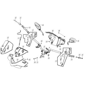 Lenkungsteile Kymco Agility City 16 200i