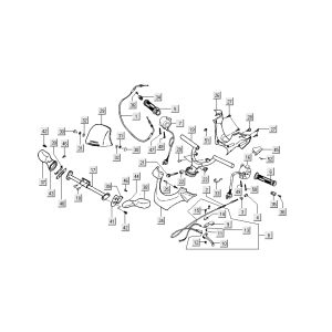 Lenkungsteile Kymco Dink LC 2-Takt Silber