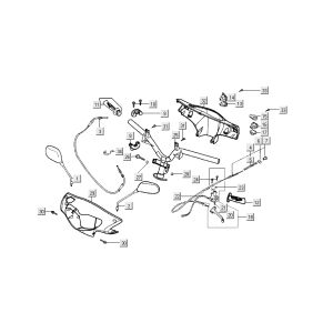 Lenkungsteile Kymco Filly 4-Takt Silber