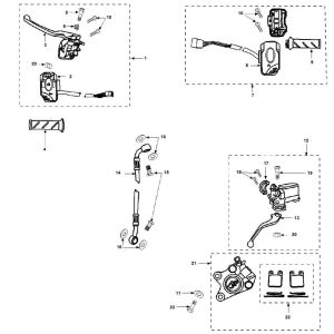 Lenkungsteile Peugeot Vivacity 2 E2 2-Takt