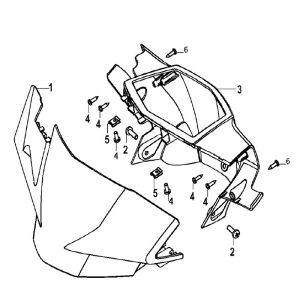 Lenkgetriebe Generic Xor schwarz 2009 2-Takt