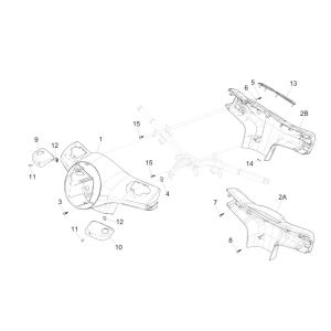 Lenkerabdeckungen GTS 125 IE