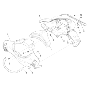 Piaggio Fly 125 4-Takt 3V IE E3 Lenkradhüllen