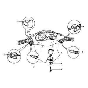 Lenkschalter Gilera Runner 98-2005 2-Takt