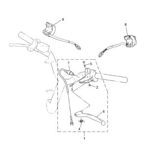 Lenkerschalter Yamaha Jog-R LC 2-Takt