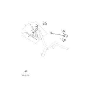 Lenkerschalter Yamaha Neos 4-Takt (nach 2008)