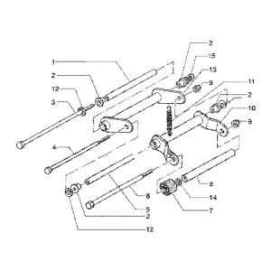 Hilfsrahmen Gilera Runner 180cc FXR 2-Takt