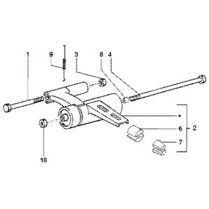 Hilfsrahmen Piaggio Liberty 4-Takt bis 2005