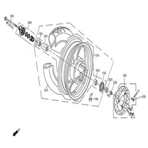 Vorderrad China Grande Retro