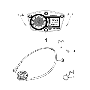Teller Peugeot New Vivacity 2-Takt dunkelblau