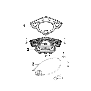 Theke Peugeot Speedfight 3 LC blau