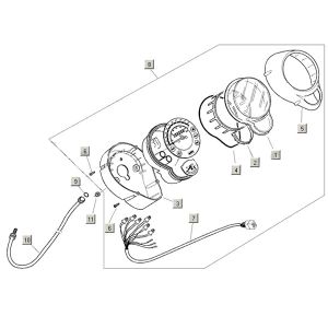 Thekensatz Aprilia Mojito Custom 2t (Piaggio-Motor) 2004 - 2010