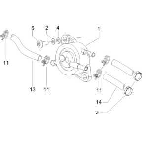 Gilera Runner 50 SP 2010-2017 Futterpflanze