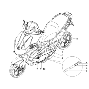 Getriebe Gilera Runner 50 SP 2010-2017